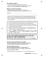 Preview for 64 page of Panasonic KX-TG2313 Operating Instructions Manual