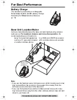 Предварительный просмотр 3 страницы Panasonic KX-TG2322B Operating Instructions Manual