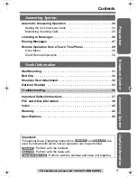 Предварительный просмотр 5 страницы Panasonic KX-TG2322B Operating Instructions Manual