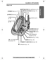 Предварительный просмотр 7 страницы Panasonic KX-TG2322B Operating Instructions Manual