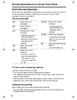 Предварительный просмотр 30 страницы Panasonic KX-TG2322B Operating Instructions Manual