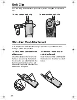 Предварительный просмотр 32 страницы Panasonic KX-TG2322B Operating Instructions Manual