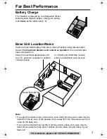 Предварительный просмотр 3 страницы Panasonic KX-TG2336 Operating Instructions Manual