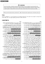 Preview for 2 page of Panasonic KX-TG2338BXS Service Manual