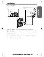 Предварительный просмотр 9 страницы Panasonic KX-TG2343W - 2.4 GHz DSS Cordless Phone Operating Instructions Manual