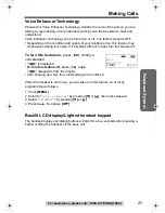 Предварительный просмотр 25 страницы Panasonic KX-TG2343W - 2.4 GHz DSS Cordless Phone Operating Instructions Manual