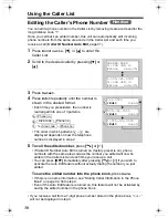 Предварительный просмотр 30 страницы Panasonic KX-TG2343W - 2.4 GHz DSS Cordless Phone Operating Instructions Manual