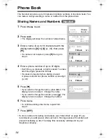 Предварительный просмотр 34 страницы Panasonic KX-TG2343W - 2.4 GHz DSS Cordless Phone Operating Instructions Manual