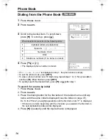 Предварительный просмотр 36 страницы Panasonic KX-TG2343W - 2.4 GHz DSS Cordless Phone Operating Instructions Manual