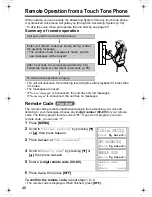 Предварительный просмотр 48 страницы Panasonic KX-TG2343W - 2.4 GHz DSS Cordless Phone Operating Instructions Manual