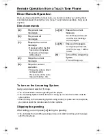 Предварительный просмотр 50 страницы Panasonic KX-TG2343W - 2.4 GHz DSS Cordless Phone Operating Instructions Manual