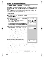 Предварительный просмотр 64 страницы Panasonic KX-TG2343W - 2.4 GHz DSS Cordless Phone Operating Instructions Manual