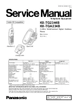 Panasonic KX-TG2344B Service Manual preview