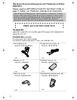 Предварительный просмотр 2 страницы Panasonic KX-TG2346 Operating Instructions Manual