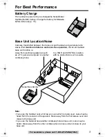 Предварительный просмотр 3 страницы Panasonic KX-TG2346 Operating Instructions Manual