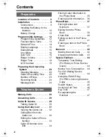 Предварительный просмотр 4 страницы Panasonic KX-TG2346 Operating Instructions Manual