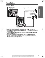 Предварительный просмотр 9 страницы Panasonic KX-TG2346 Operating Instructions Manual