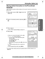 Предварительный просмотр 35 страницы Panasonic KX-TG2346 Operating Instructions Manual