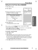 Предварительный просмотр 39 страницы Panasonic KX-TG2346 Operating Instructions Manual