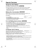 Предварительный просмотр 44 страницы Panasonic KX-TG2346 Operating Instructions Manual