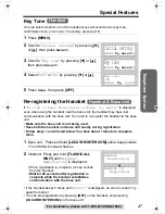 Предварительный просмотр 47 страницы Panasonic KX-TG2346 Operating Instructions Manual