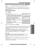 Предварительный просмотр 51 страницы Panasonic KX-TG2346 Operating Instructions Manual