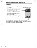 Предварительный просмотр 54 страницы Panasonic KX-TG2346 Operating Instructions Manual