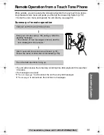 Предварительный просмотр 55 страницы Panasonic KX-TG2346 Operating Instructions Manual