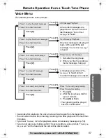 Предварительный просмотр 57 страницы Panasonic KX-TG2346 Operating Instructions Manual