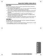 Предварительный просмотр 75 страницы Panasonic KX-TG2346 Operating Instructions Manual