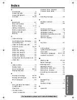 Предварительный просмотр 79 страницы Panasonic KX-TG2346 Operating Instructions Manual