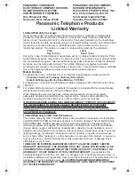 Предварительный просмотр 81 страницы Panasonic KX-TG2346 Operating Instructions Manual