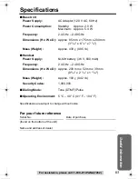 Предварительный просмотр 83 страницы Panasonic KX-TG2346 Operating Instructions Manual