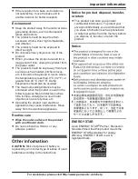 Предварительный просмотр 9 страницы Panasonic KX-TG234SK Operating Instructions Manual