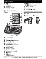 Предварительный просмотр 14 страницы Panasonic KX-TG234SK Operating Instructions Manual