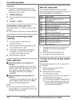 Предварительный просмотр 38 страницы Panasonic KX-TG234SK Operating Instructions Manual