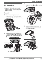 Предварительный просмотр 45 страницы Panasonic KX-TG234SK Operating Instructions Manual