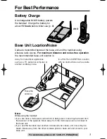 Preview for 3 page of Panasonic kx-tg2352 Operating Instructions Manual