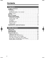 Preview for 4 page of Panasonic kx-tg2352 Operating Instructions Manual