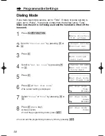 Preview for 14 page of Panasonic kx-tg2352 Operating Instructions Manual