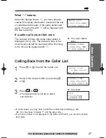 Preview for 27 page of Panasonic kx-tg2352 Operating Instructions Manual