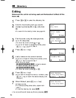 Preview for 36 page of Panasonic kx-tg2352 Operating Instructions Manual