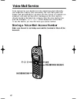 Preview for 42 page of Panasonic kx-tg2352 Operating Instructions Manual