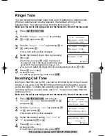 Preview for 49 page of Panasonic kx-tg2352 Operating Instructions Manual