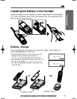 Предварительный просмотр 9 страницы Panasonic KX-TG2352PW Operating Instructions Manual