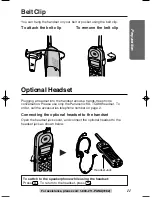 Предварительный просмотр 11 страницы Panasonic KX-TG2352PW Operating Instructions Manual