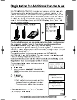 Предварительный просмотр 19 страницы Panasonic KX-TG2352PW Operating Instructions Manual