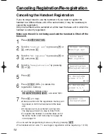 Preview for 54 page of Panasonic KX-TG2352PW Operating Instructions Manual