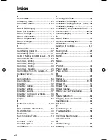 Preview for 68 page of Panasonic KX-TG2352PW Operating Instructions Manual