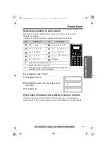 Предварительный просмотр 39 страницы Panasonic KX-TG2355 Operating Instructions Manual